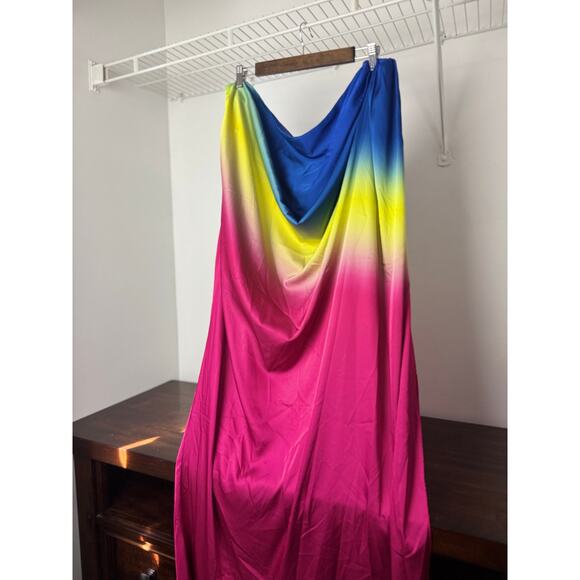 Tie Dye Maxi Skirt with Side Slit - Garnerstyle X FTFSize 3